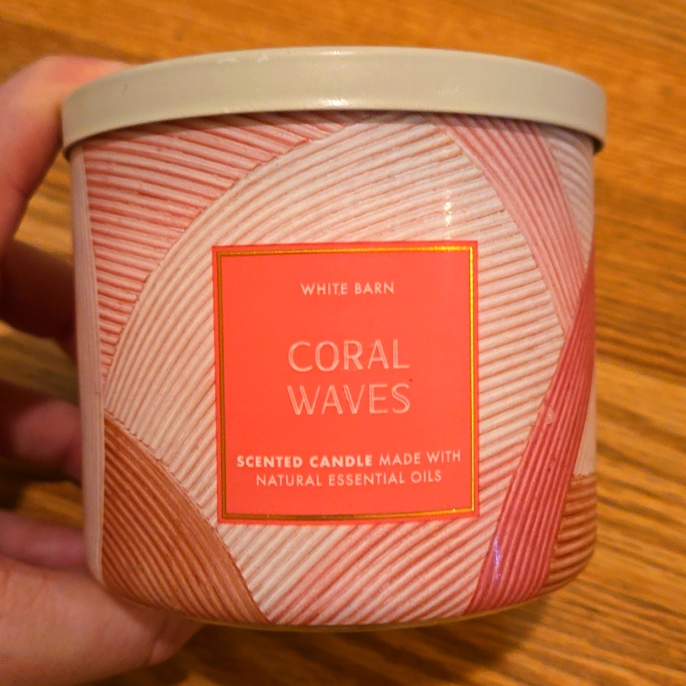 Coral Waves 3-Wick Candle